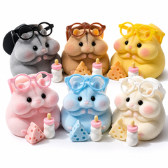 Handmade Cute Squishy Hamster Fidget Toy