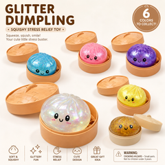 Dumpling Squishy with Steamer Box