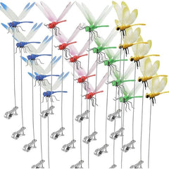 20 Pcs 3D Dragonfly Clips for Bug Repellent