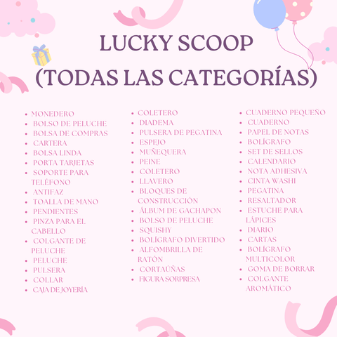 IMOSSE  Lucky Scoop - All Categories