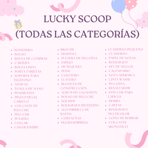 IMOSSE  Lucky Scoop - All Categories