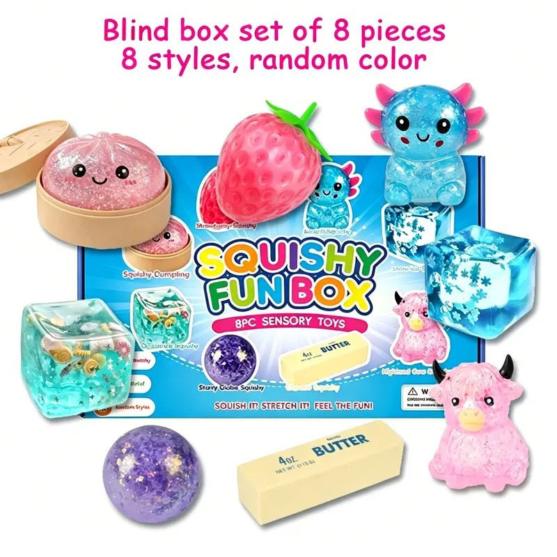 8-Piece Malt Sugar Stress Relief Fidget Toys