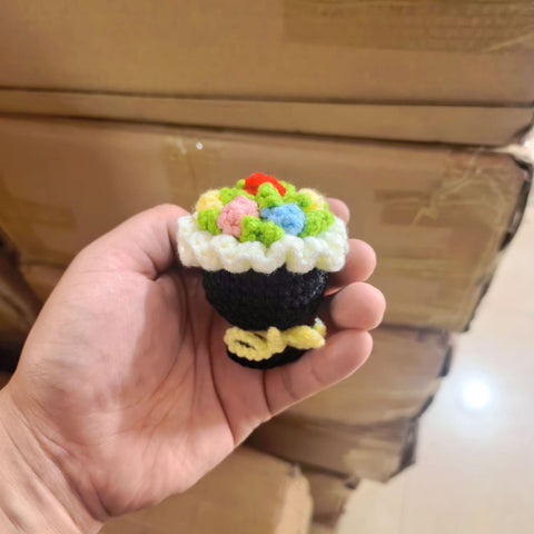 Handmade DIY Yarn Rose Bouquet