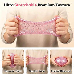 Glitter Dumpling Squishy with Box,