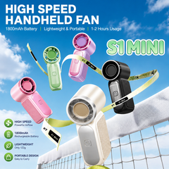 MINI High-Speed Handheld Fan — Pocket-Sized Power, Typhoon-Level Cooling