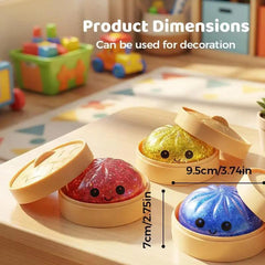 Glitter Dumpling Squishy with Box,